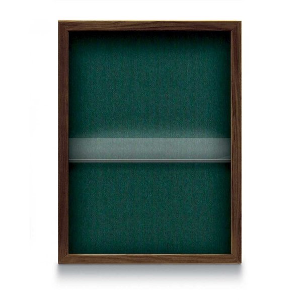 United Visual Products Indoor Enclosed Combo Board, 48"x36", Black Frame/Black Porc & Cloud UVCB4836B-BLKPORC-CLOUD